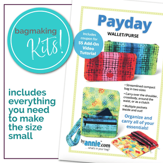 Payday Wallet/Purse - A COMPLETE KIT, Including Pattern, Foam & Fabric!! - Emmaline Bags Inc.