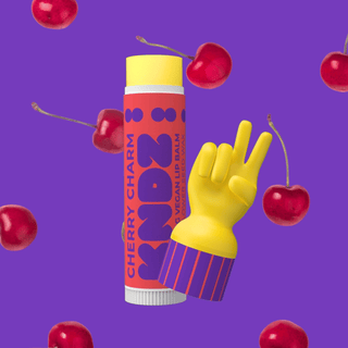 Peace Cherry Charm Vegan Lip Balm | KNDZ - Emmaline Bags Inc.-Sewing Supplies & Notions