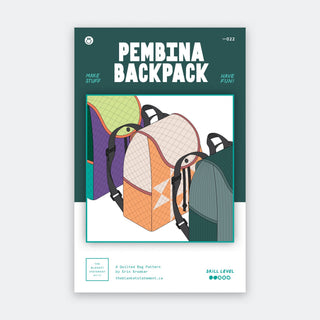 Pembina Backpack by The Blanket Statement (Printed Paper Pattern) - Emmaline Bags Inc.-Sewing Patterns