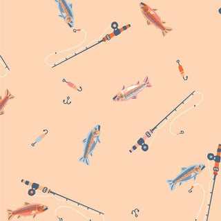 Perfect Catch Sun • Happy Camper for Art Gallery Fabrics • (1/4 yard) - Emmaline Bags Inc. - Fabric