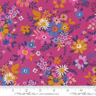 Petunia Violet // Maeve by Crystal Manning (1/4 yard) - Emmaline Bags Inc.