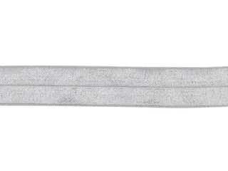 Pewter | Fold Over Elastic | ¾" (20 mm) (2 Yard Package) - Emmaline Bags Inc.-Sewing Supplies & Notions