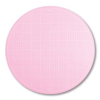 Pink 10" Round Rotating Cutting Mat | Sue Daley/Riley Blake Designs - Emmaline Bags Inc.-Sewing Supplies & Notions