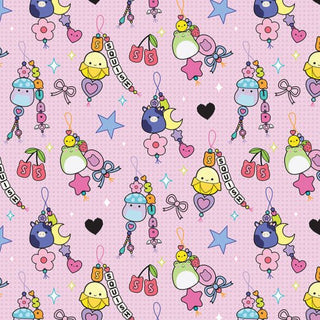 Pink Charms | Joyful Squishmallows for Northcott (¼ Yard) - Emmaline Bags Inc. - Fabric