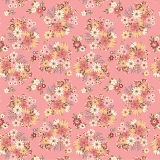 Pink Send Her Flowers• Nature Sings for Poppie Cotton (1/4 yard) - Emmaline Bags Inc.