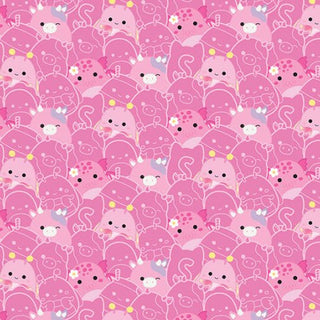 Pink Squad // Squishmallows for Northcott (1/4 yard) - Emmaline Bags Inc. - Fabric