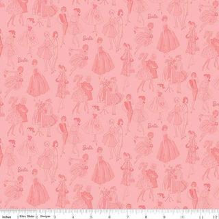 Pink Tonal | Barbie™ Vintage (1/4 Yard) - Emmaline Bags Inc. - Fabric