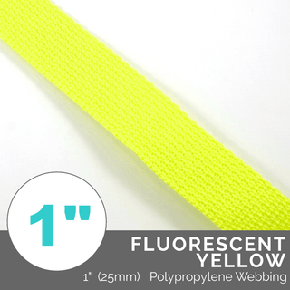 (Poly) Regular Strap Webbing 1" (25mm) Wide (Per 1 Yard) - Emmaline Bags Inc.