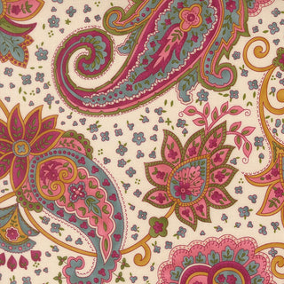 Porcelain Posh Paisleys | Chelsea Garden by Moda (1/4 Yard) - Emmaline Bags Inc. - Fabric