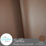 Saddle | Prairie Faux Leather™ | ½ Yard Precut (18" x 53")