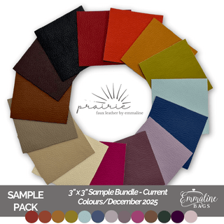 Prairie Faux Leather | SAMPLE RING - Emmaline Bags Inc. - Fabric
