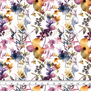 Printed Light Weight Cotton Canvas - 7.5 oz/square yard (Precut 1 Yard) - Emmaline Bags Inc. - Fabric