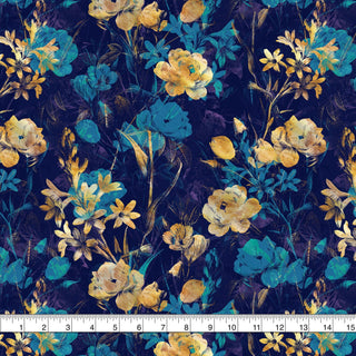 Printed Light Weight Cotton Canvas - 7.5 oz/square yard (Precut 1 Yard) - Emmaline Bags Inc. - Fabric