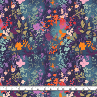 Printed Light Weight Cotton Canvas - 7.5 oz/square yard (Precut 1 Yard) - Emmaline Bags Inc. - Fabric