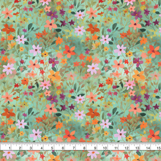 Printed Light Weight Cotton Canvas - 7.5 oz/square yard (Precut 1 Yard) - Emmaline Bags Inc. - Fabric