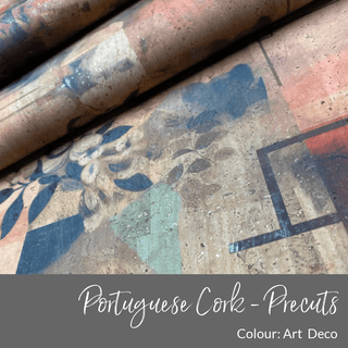 PRINTED PATTERN • Portuguese Cork Fabric • PRECUTS - Emmaline Bags Inc.