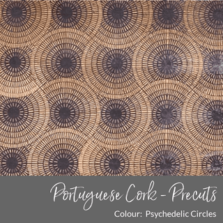 PRINTED PATTERN • Portuguese Cork Fabric • PRECUTS - Emmaline Bags Inc.