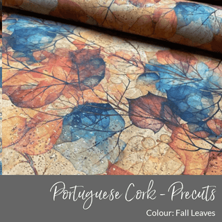 PRINTED PATTERN • Portuguese Cork Fabric • PRECUTS - Emmaline Bags Inc.