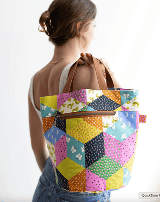 Quarry Tote by Noodlehead (Printed Paper Pattern) - Emmaline Bags Inc. - Sewing Patterns