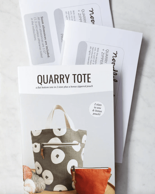 Quarry Tote by Noodlehead (Printed Paper Pattern) - Emmaline Bags Inc. - Sewing Patterns