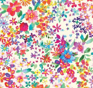 Rainbow Blooms // Gradients Euphoria by Moda (1/4 yard) - Emmaline Bags Inc.