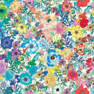 Rainbow Floradescent // Gradients Euphoria by Moda (1/4 yard) - Emmaline Bags Inc.