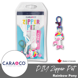 Rainbow Pony | DIY Zipper Pet Kit - Emmaline Bags Inc. - Sewing Supplies & Notions