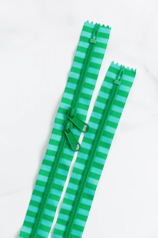Rainforest | 30" Nylon Coil Zipper | *Size #5* with Two Pulls - Emmaline Bags Inc.-Bag Zippers