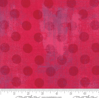 Raspberry • Grunge Hits the Spot (1/4 yard) - Emmaline Bags Inc.