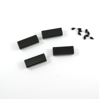 Rectangular Strap End Caps (1" wide) (4 Pack) - Emmaline Bags Inc.