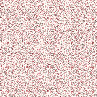Red Calico Trail | Bordeaux Antiques Roadshow™ (¼ Yard) - Emmaline Bags Inc.-Fabric