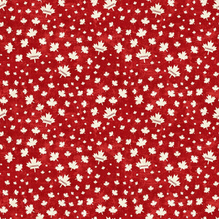 Red Canada Leaf // Canadian Classics 3 for Northcott (1/4 yard) - Emmaline Bags Inc. - Fabric
