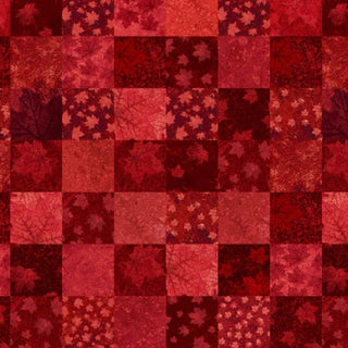 Red Patchwork | Oh Canada 14 Stonehenge (1/4 Yard) - Emmaline Bags Inc. - Fabric