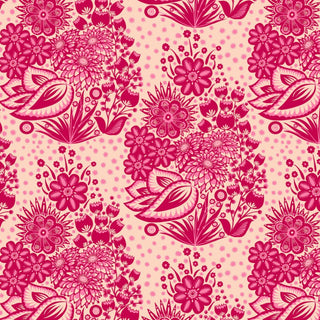 Red Totem | Overdressed by Anna Maria Parry (1/4 Yard) - Emmaline Bags Inc. - Fabric