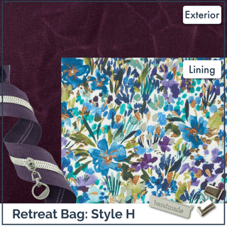 Retreat Bag Kit - SMALL - WAXED CANVAS! - Emmaline Bags Inc.