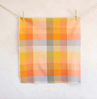 Retro Wide Happy Checkers | Lumière by Fableism Supply Co. (¼ Yard) - Emmaline Bags Inc. - Fabric