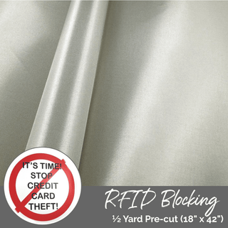 RFID Cloth | ½ Yard Precuts (18" x 42") - Emmaline Bags Inc. - Interfacing & Specialty Fabric
