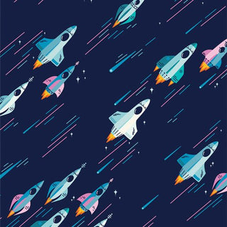 Rocket Ride // Rocket Science for Art Gallery Fabrics - (1/4 yard) - Emmaline Bags Inc. - Fabric