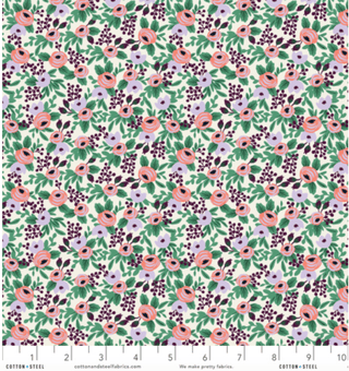 Rosa in Lavender • Orchard (1/4 yard) - Emmaline Bags Inc.