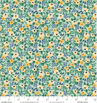 Rosa in Mint • Orchard (1/4 yard) - Emmaline Bags Inc.