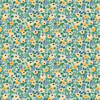 Rosa in Mint • Orchard (1/4 yard) - Emmaline Bags Inc.