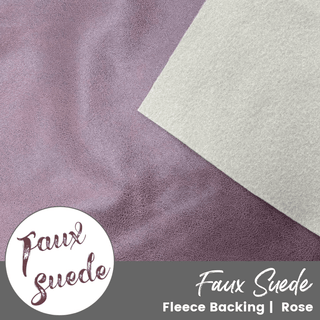 ROSE | Faux Suede (per ¼ yard) - Emmaline Bags Inc.-Fabric