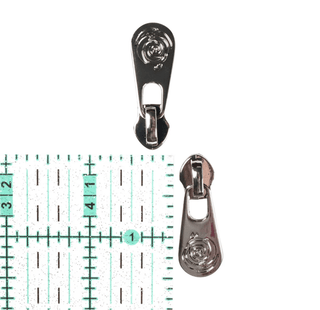 Rose Tab | Zipper Sliders with Pulls | SIZE5 (5 Pack) - Emmaline Bags Inc. - Emmaline Zippers