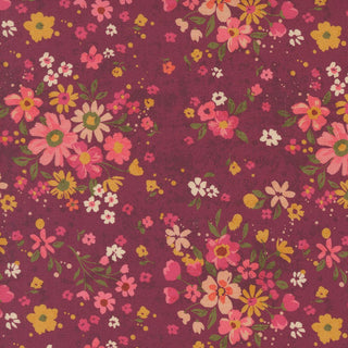 Rose Wine Rosemary // Sagewood for Moda (1/4 yard) - Emmaline Bags Inc.