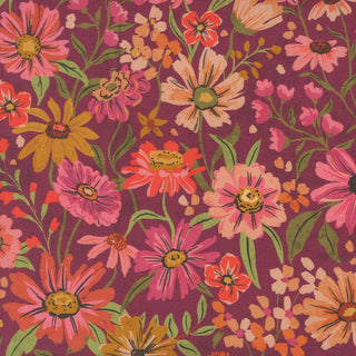 Rose Wine Summerfield // Sagewood for Moda (1/4 yard) - Emmaline Bags Inc.