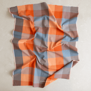 Sailor Wide Happy Checkers | Lumière by Fableism Supply Co. (¼ Yard) - Emmaline Bags Inc. - Fabric