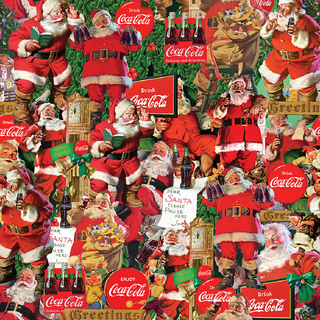 Santa Scenes | Coca-Cola® Christmas for Northcott (¼ Yard) - Emmaline Bags Inc.-Fabric