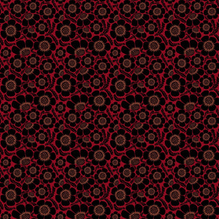 Scarlet Prickly | Clean Cut by Anna Maria Textiles (¼ Yard) - Emmaline Bags Inc.-Fabric