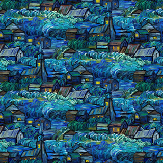 Scenic | Starry Night for Northcott (¼ Yard) - Emmaline Bags Inc.-Fabric