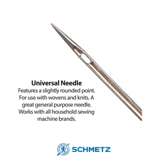 Schmetz Universal Needles | Assorted Sizes 70-90 | 5 Count - Emmaline Bags Inc.-Sewing Supplies & Notions